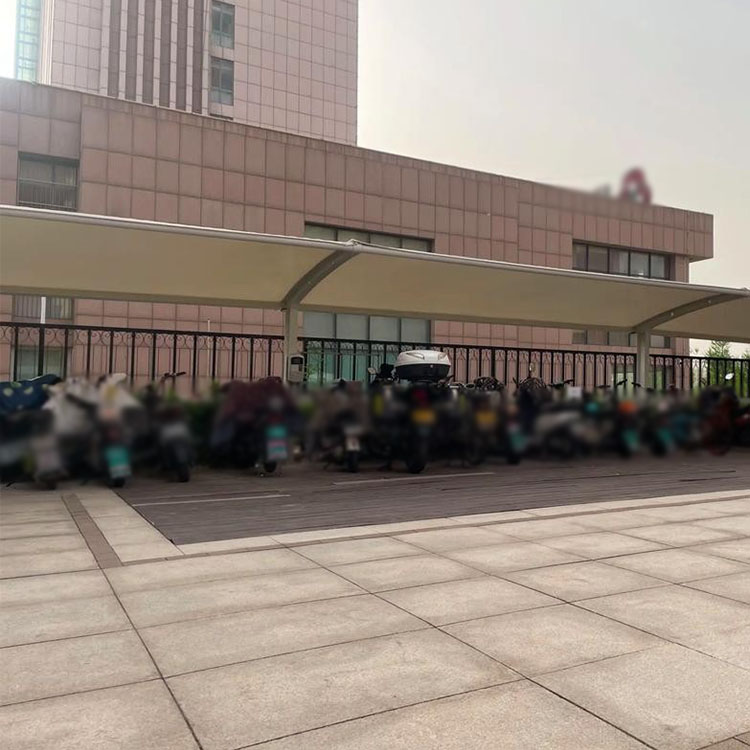 卓尼县膜结构电动车棚