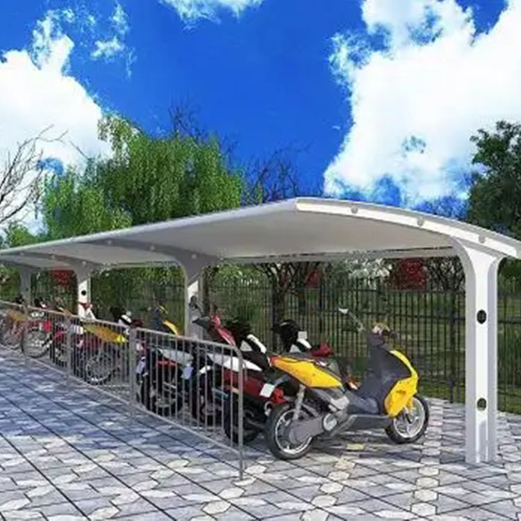 卓尼县膜结构电动车棚